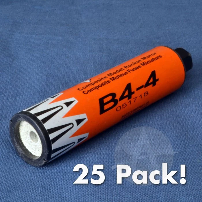 Quest Q-Jet Composite Motor - B4-4 - 25 Pack 1 Quest Q-Jet Composite Motor - B4-4 - 25 Pack