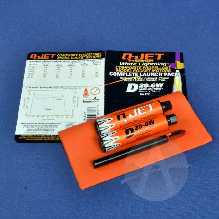 Quest Q-Jet Composite Motor - D20-6W 1 Quest Q-Jet Composite Motor - D20-6W