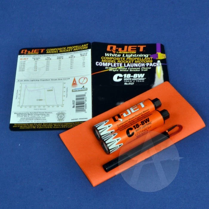 Quest Q-Jet Composite Motor - C18-8W 1 Quest Q-Jet Composite Motor - C18-8W