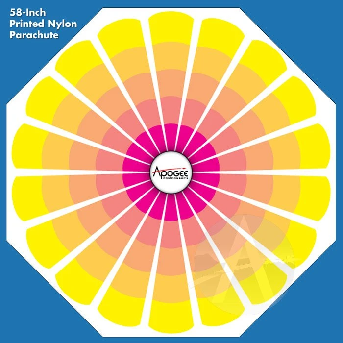 58" Printed Nylon Parachute 7 58" Printed Nylon Parachute - Image 7