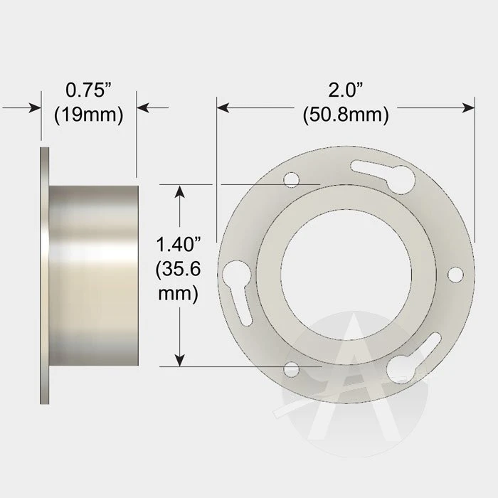 29mm Flat Bottom Rocket Retainer 5 29mm Flat Bottom Rocket Retainer - Image 5
