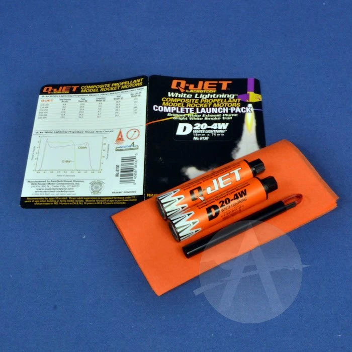 Quest Q-Jet Composite Motor - D20-4W 1 Quest Q-Jet Composite Motor - D20-4W