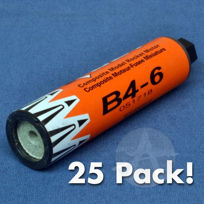 Quest Q-Jet Composite Motor - B4-6 - 25 Pack 1 Quest Q-Jet Composite Motor - B4-6 - 25 Pack