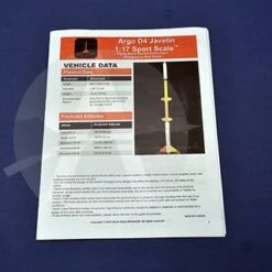 Argo D4 Javelin -Toy Rocket 7b697397d7e21f8bbb20284657dcb34e.image .320x320