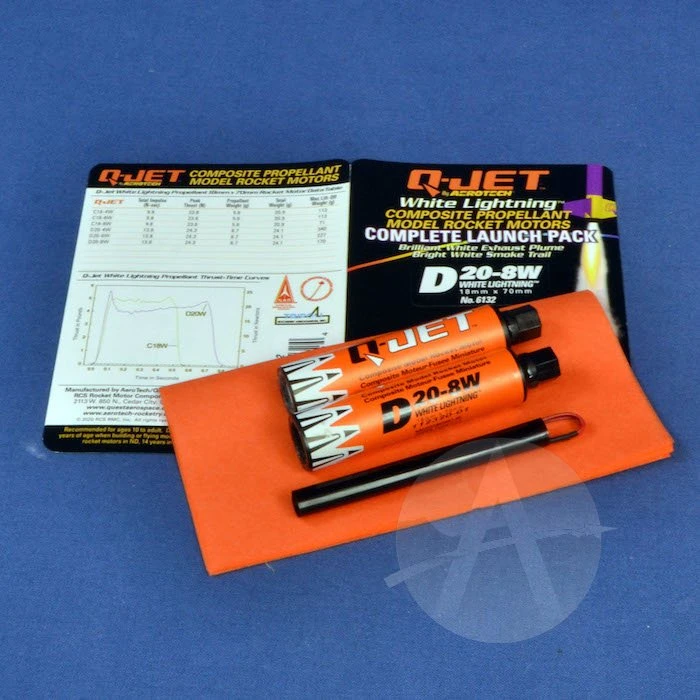 Quest Q-Jet Composite Motor - D20-8W 1 Quest Q-Jet Composite Motor - D20-8W
