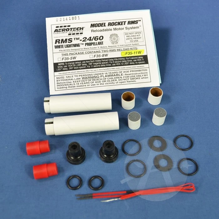 Aerotech 24mm Propellant Kit - F35W-11 1 Aerotech 24mm Propellant Kit - F35W-11